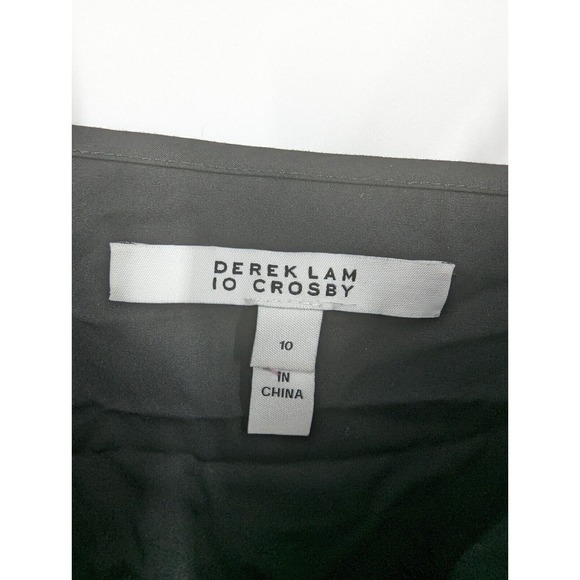 Derek Lam 10 Crosby women 10 Fit n Flare Little Black Dress LBD Cocktail Classic - Picture 3 of 5